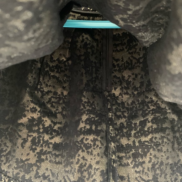 Viscose & metal thread mini skirt - Picture 4 of 7